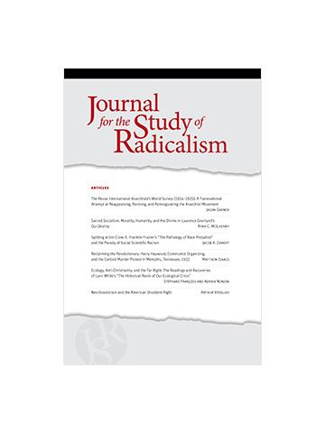 Cover of Journal for the Study of Radicalism