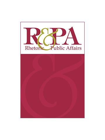 Cover of Rhetoric & Public Affairs